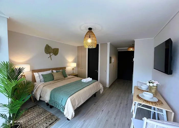 Hom I Moderno Y Amplio Studio 2Pax Terraza Santiago