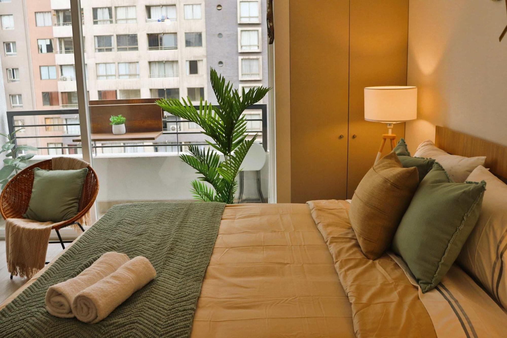 Hom I Moderno Y Amplio 2pax Terraza Apartamento *