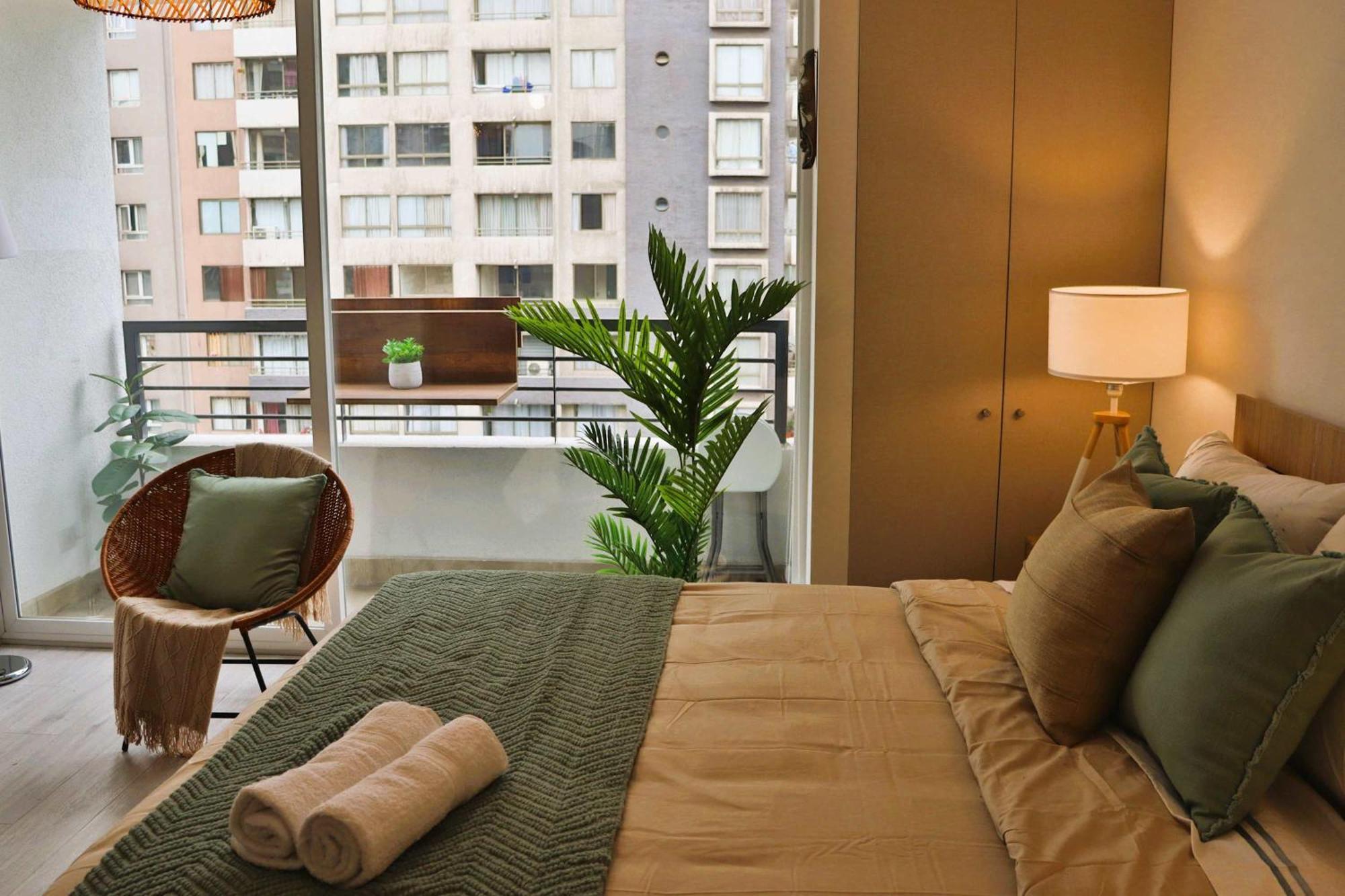 Hom I Moderno Y Amplio 2pax Terraza Apartamento *